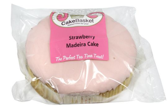 Cake Basket Strawberry Madeira Cake (SEP - NOV 22) RRP £1.89 CLEARANCE XL £1